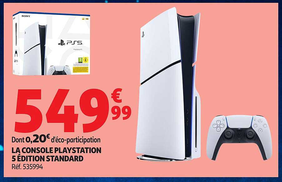 LA CONSOLE PLAYSTATION 5 ÉDITION STANDARD