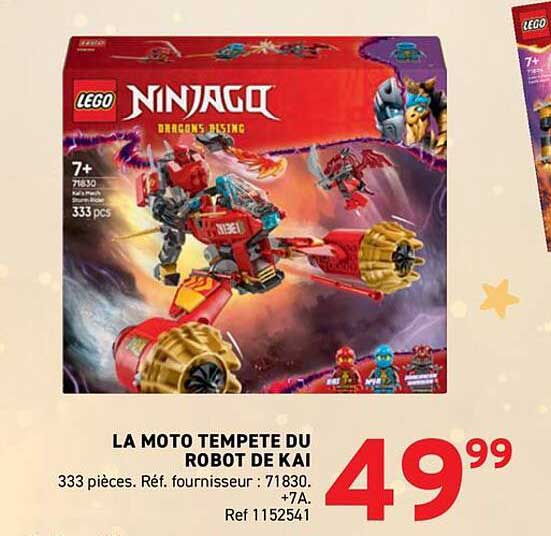 LA MOTO TEMPETE DU ROBOT DE KAI