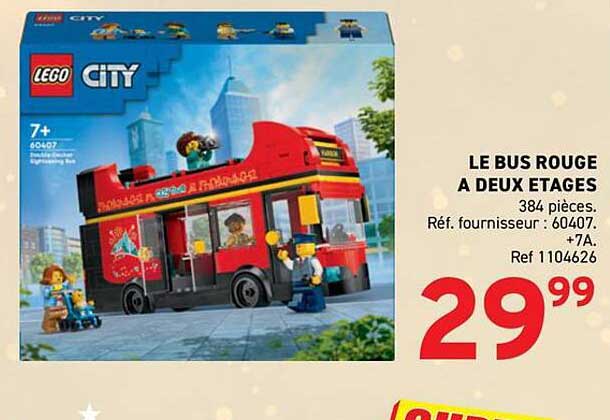LE BUS ROUGE A DEUX ETAGES