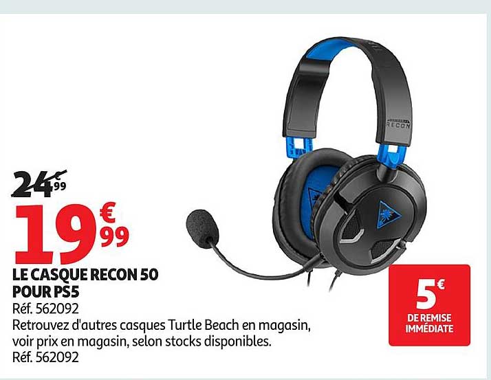 LE CASQUE RECON 50 POUR PS5