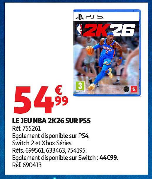 LE JEU NBA 2K26 SUR PS5