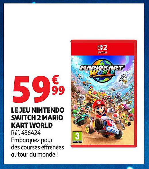 LE JEU NINTENDO SWITCH 2 MARIO KART WORLD