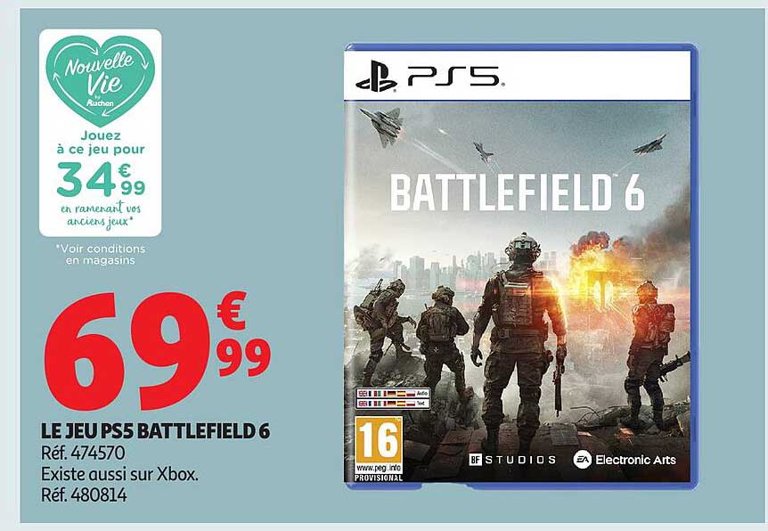 LE JEU PS5 BATTLEFIELD 6