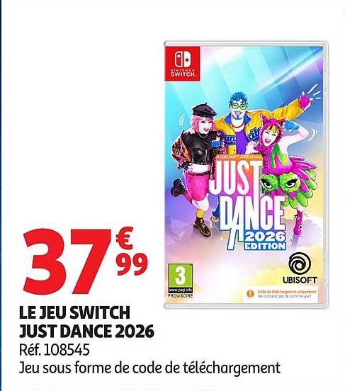 LE JEU SWITCH JUST DANCE 2026