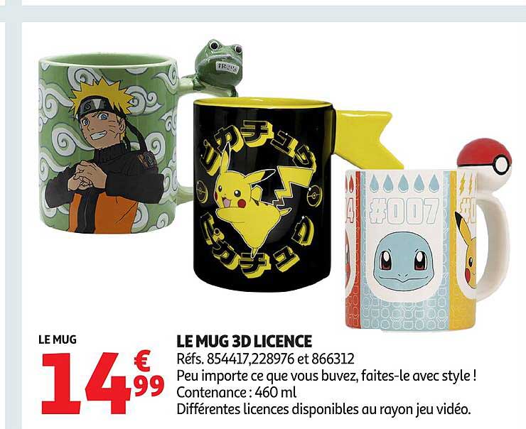 LE MUG 3D LICENCE
