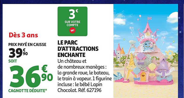 LE PARC D'ATTRACTIONS ENCHANTE