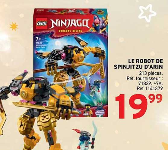 LE ROBOT DE SPINJITZU D’ARIN