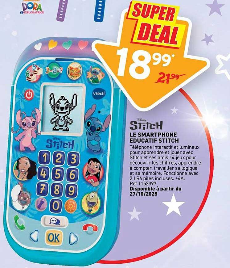 LE SMARTPHONE ÉDUCATIF STITCH