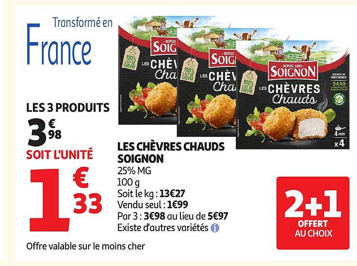 LES CHÈVRES CHAUDS SOIGNON