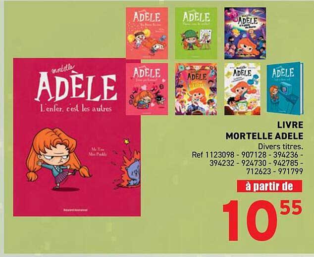 LIVRE MORTELLE ADELE