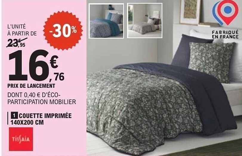 L'UNITE À PARTIR DE -30%