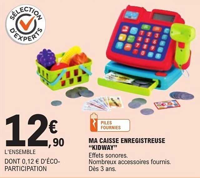 MA CAISSE ENREGISTREUSE "KIDWAY"