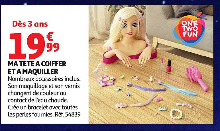 MA TÊTE À COIFFER ET À MAQUILLER