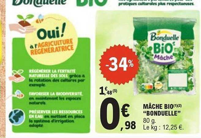 MÂCHE BIO"BONDULLE" 80 g