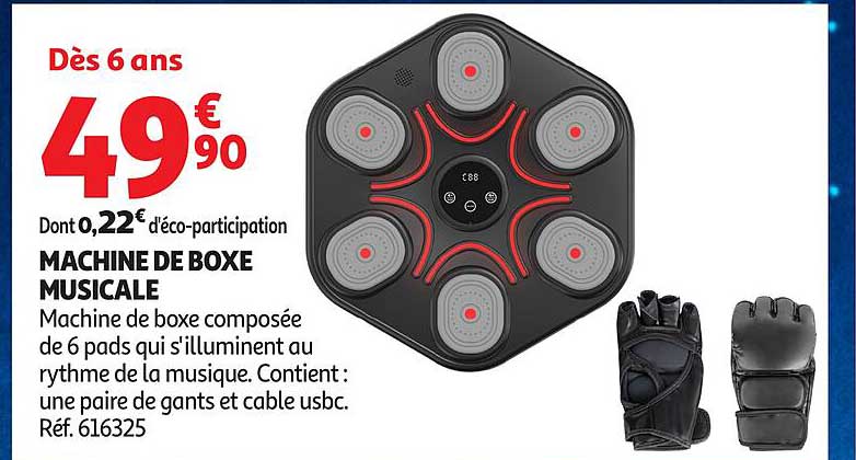 MACHINE DE BOXE MUSICALE