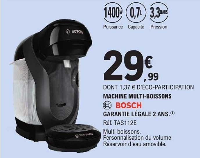 MACHINE MULTI-BOISSONS BOSCH
