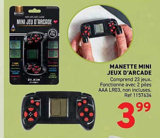 MANETTE MINI JEUX D’ARCADE
