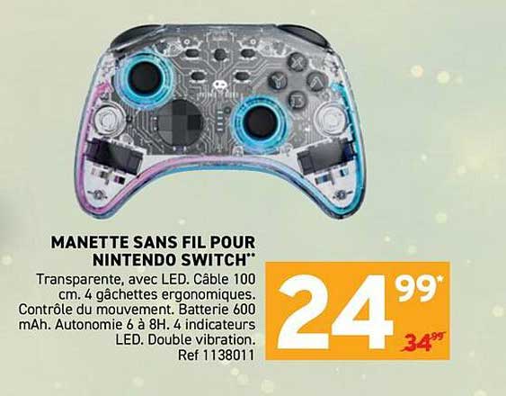 MANETTE SANS FIL POUR NINTENDO SWITCH*