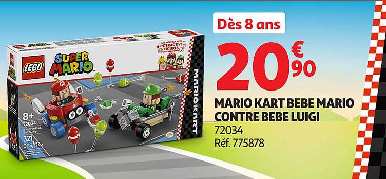 MARIO KART BEBE MARIO CONTRE BEBE LUIGI