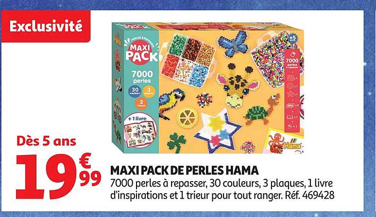 MAXI PACK DE PERLES HAMA