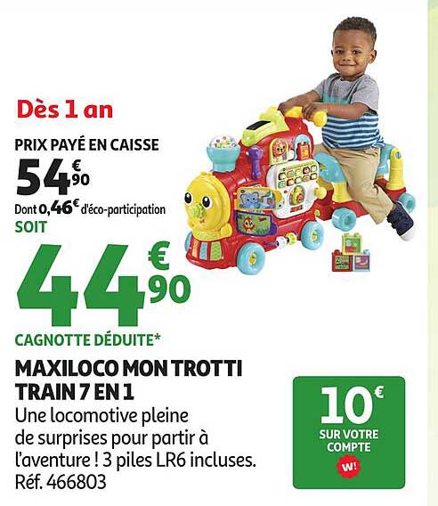 MAXILOCO MON TROTTI TRAIN 7 EN 1