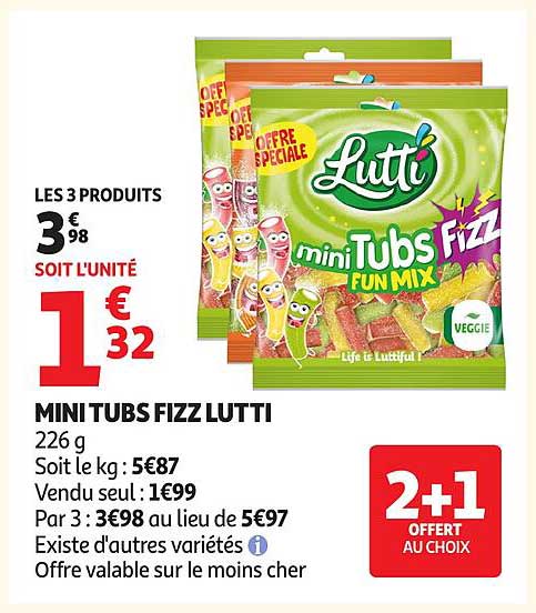 MINI TUBS FIZZ LUTTI