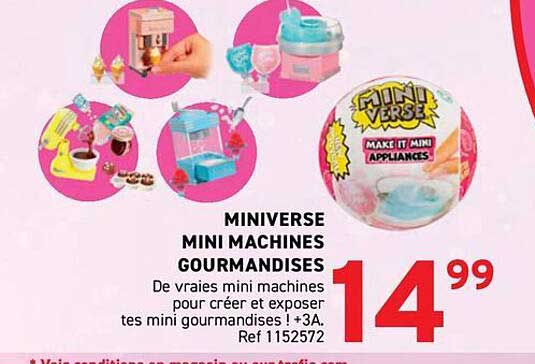 MINIVERSE MINI MACHINES GOURMANDISES