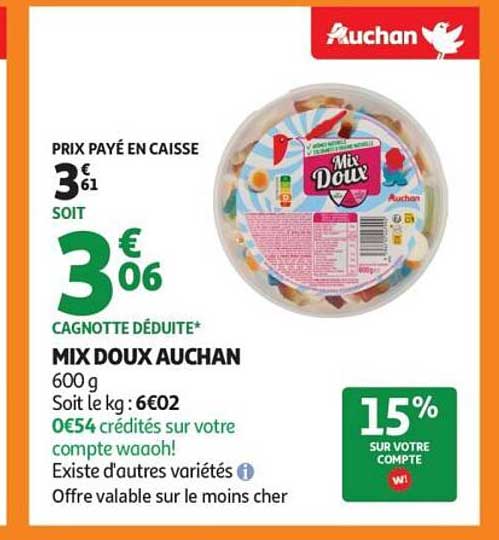 Mix Doux Auchan