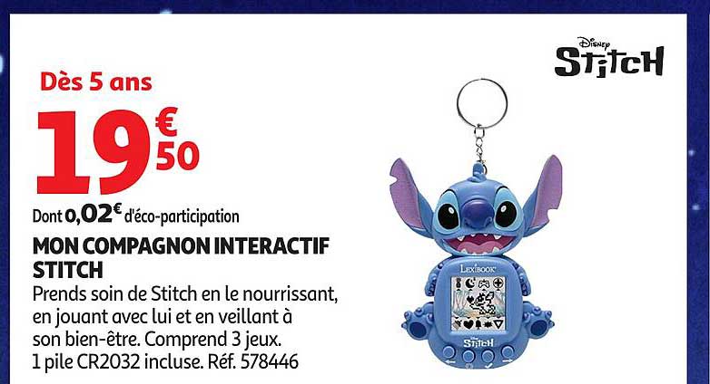 MON COMPAGNON INTERACTIF STITCH