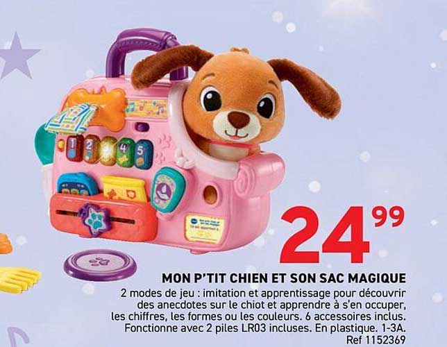 MON P’TIT CHIEN ET SON SAC MAGIQUE
