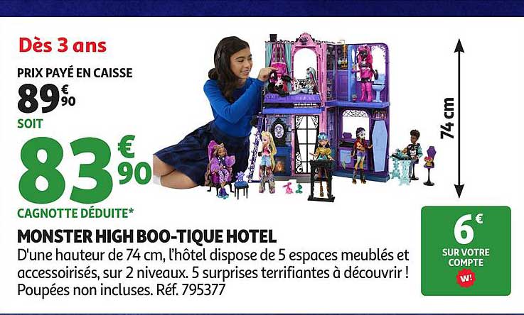 MONSTER HIGH BOO-TIQUE HOTEL