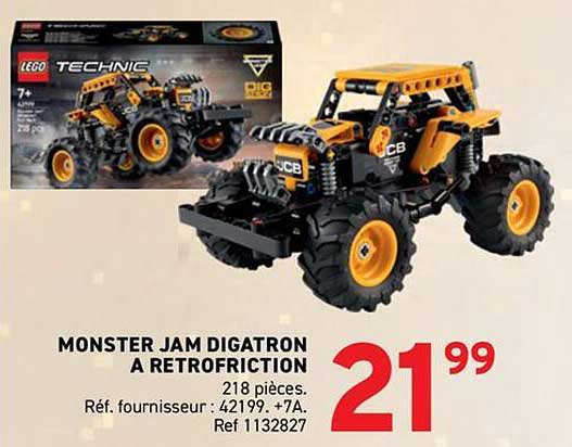MONSTER JAM DIGATRON A RETROFRICTION