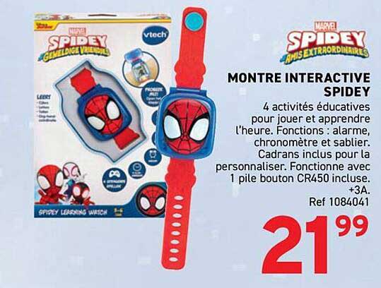 MONTRE INTERACTIVE SPIDEY