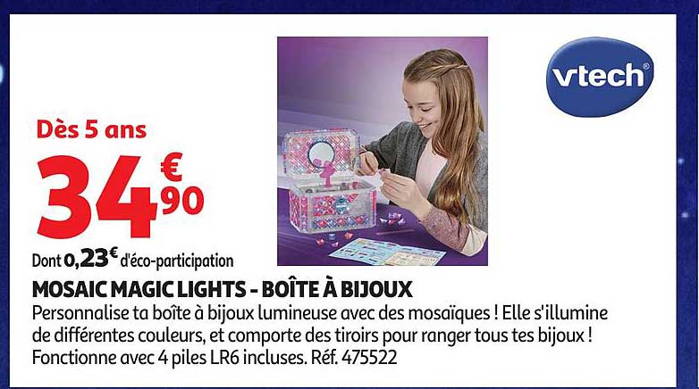 MOSAIC MAGIC LIGHTS - BOÎTE À BIJOUX