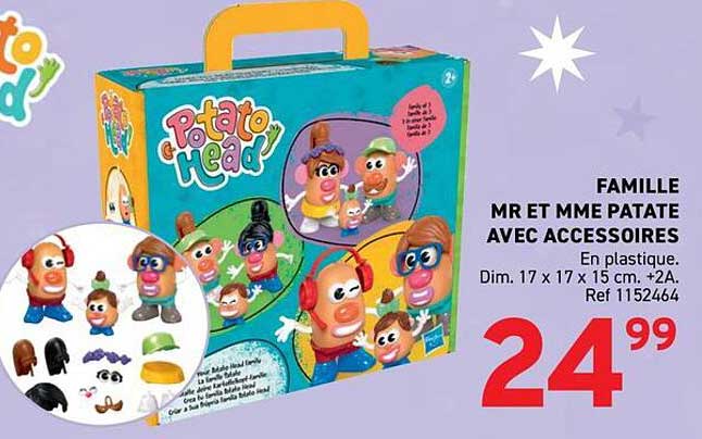 MR ET MME PATATE AVEC ACCESSOIRES