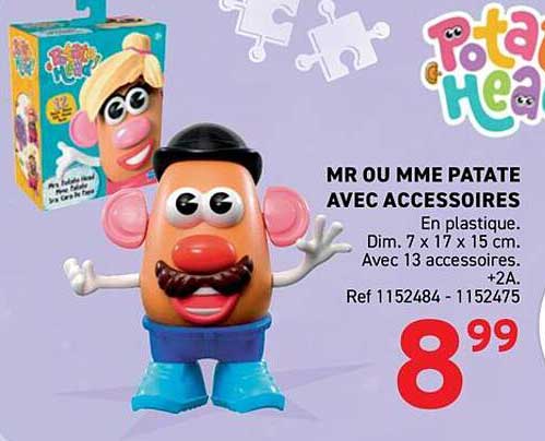 MR OU MME PATATE AVEC ACCESSOIRES