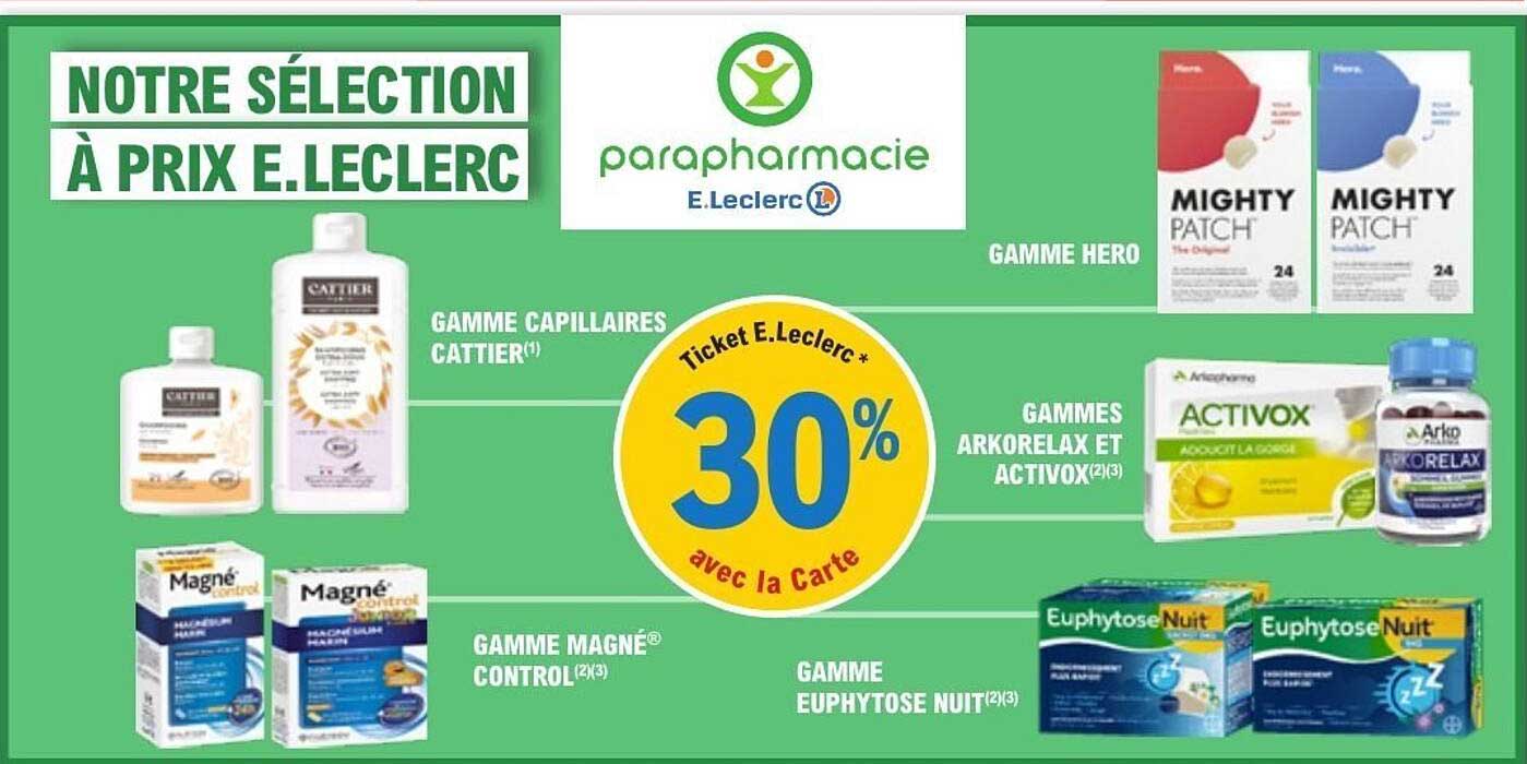 Notre sélection à prix E.Leclerc
