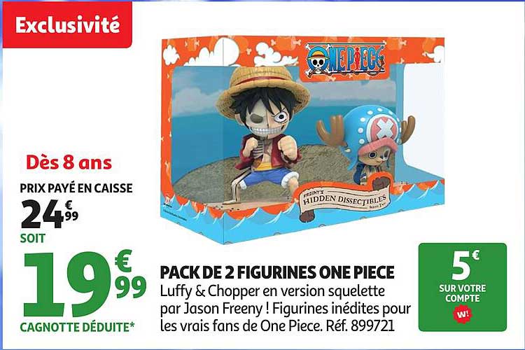 PACK DE 2 FIGURINES ONE PIECE