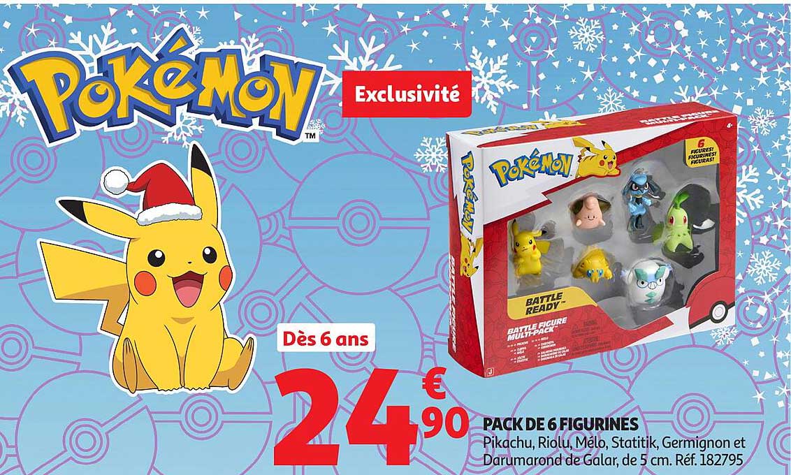PACK DE 6 FIGURINES