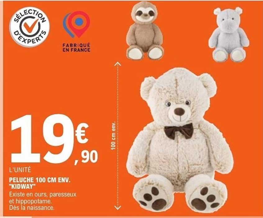 PELUCHE 100 CM ENV. "KIDWAY"