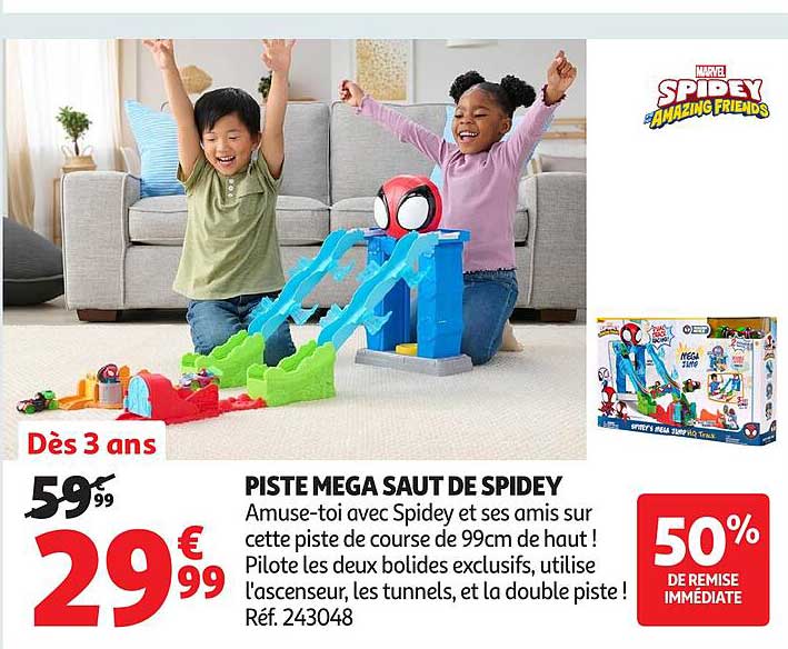 PISTE MEGA SAUT DE Spidey