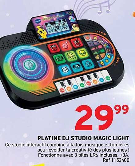 PLATINE DJ STUDIO MAGIC LIGHT