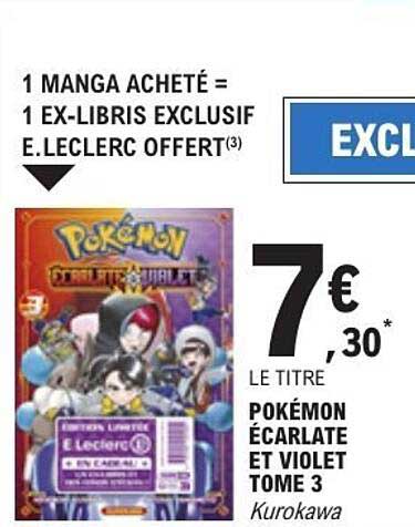POKÉMON ÉCARLATE ET VIOLET TOME 3