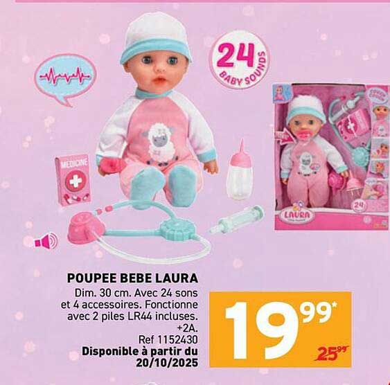 POUPÉE BEBE LAURA