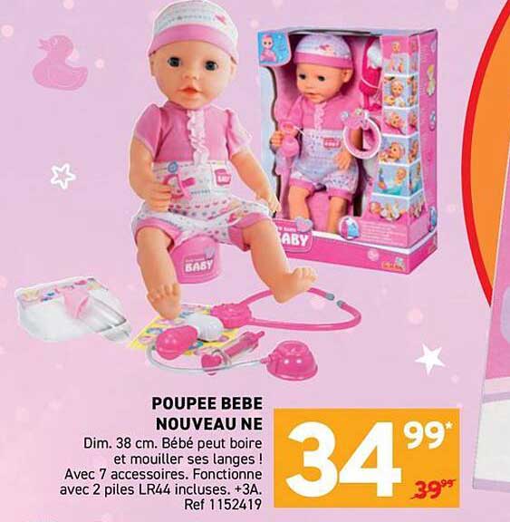 POUPÉE BEBE NOUVEAU NE