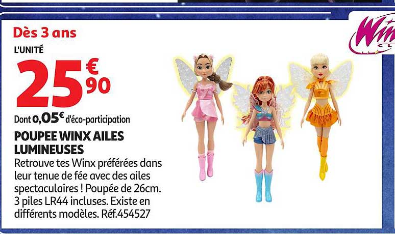 POUPEE WINX AILES LUMINEUSES