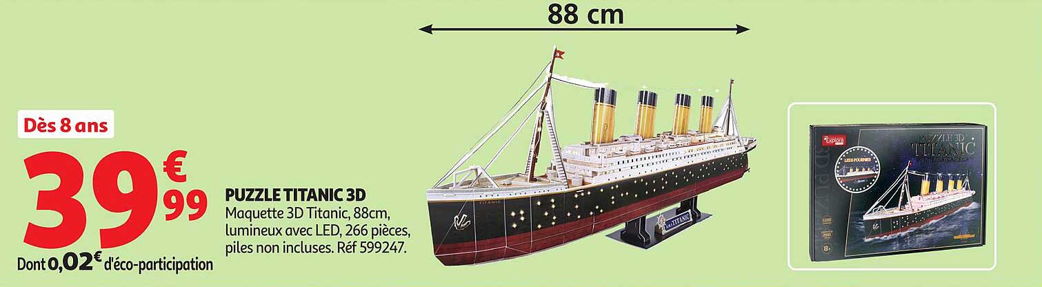 PUZZLE TITANIC 3D