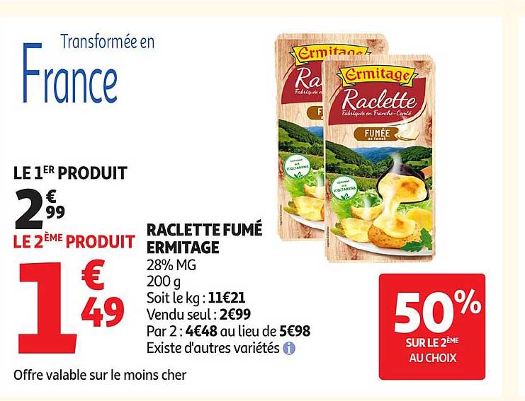 RACLETTE FUMÉ ERMITAGE