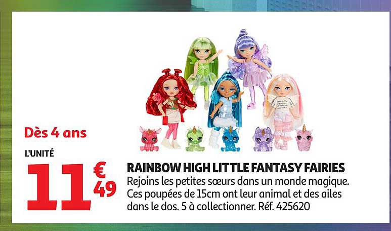 RAINBOW HIGH LITTLE FANTASY FAIRIES