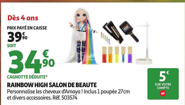 RAINBOW HIGH SALON DE BEAUTE